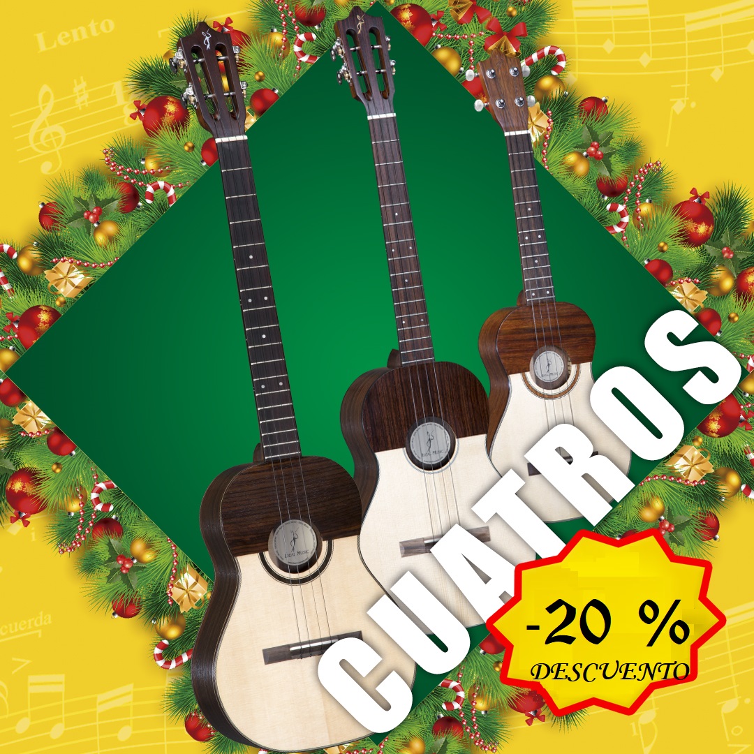 CUATRO Venezolano serie 400, Rosewood y Pino Ideal Music